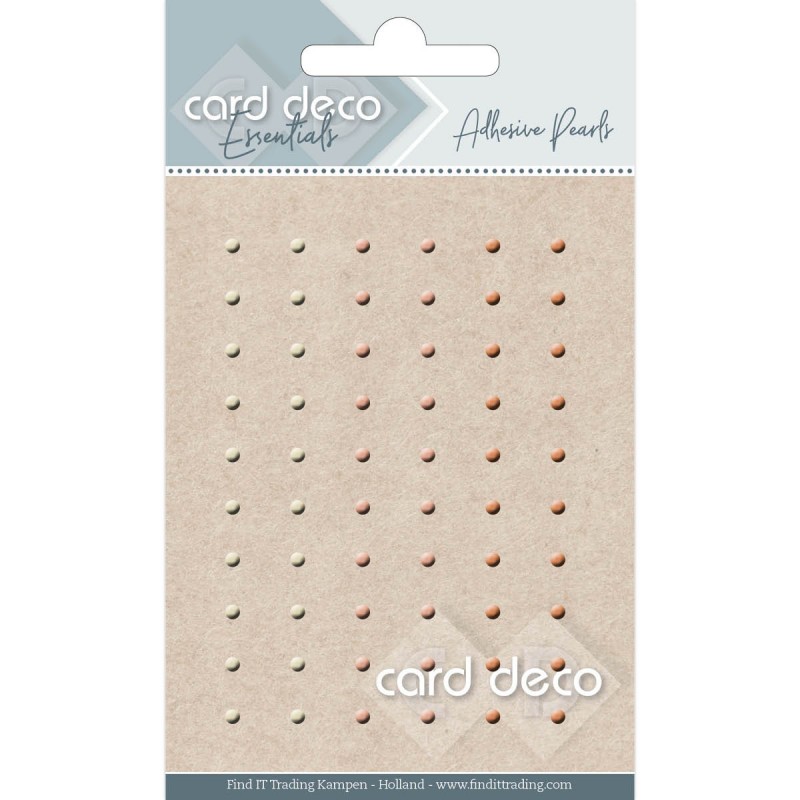 Card Deco Essentials Adhesive Pearls Pink