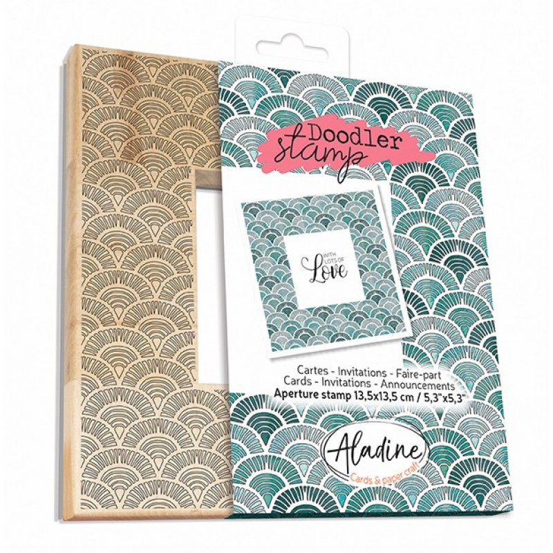 SCALES Wooden Doodler Stamp