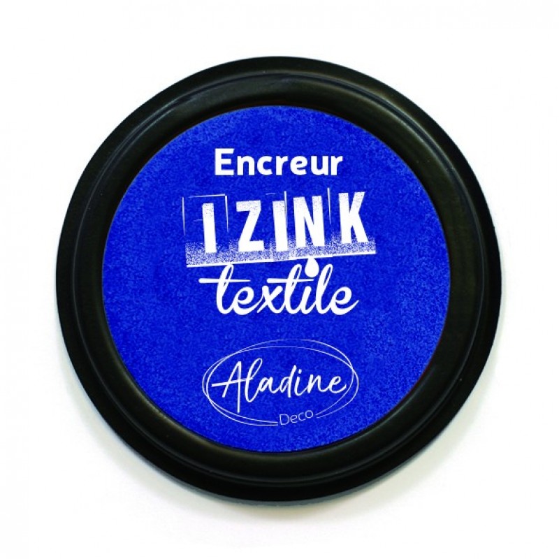 Encreur Izink Textile Bleu Foncé Indigo