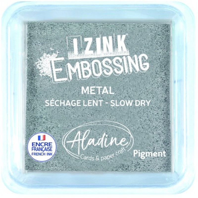 Inkpad Izink Metal Silver - M