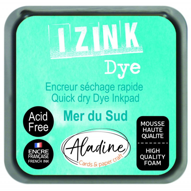 Inkpad Izink Dye Bleu Clair Mer du Sud