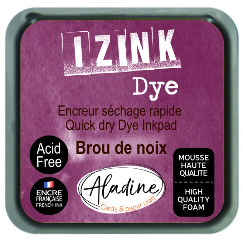 Inkpad Izink Dye Marron Brou