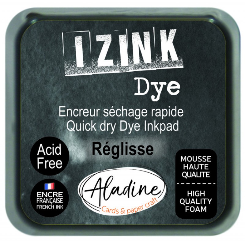 Inkpad Izink Dye Noir Reglisse