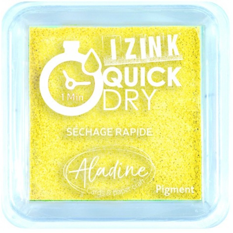 Izink Quick Dry M Inkpad - Pastel Yellow