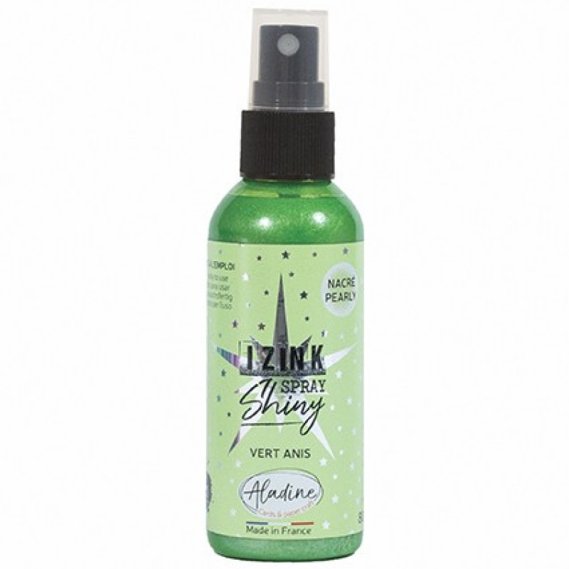 IZINK SPRAY SHINY - LIME GREEN