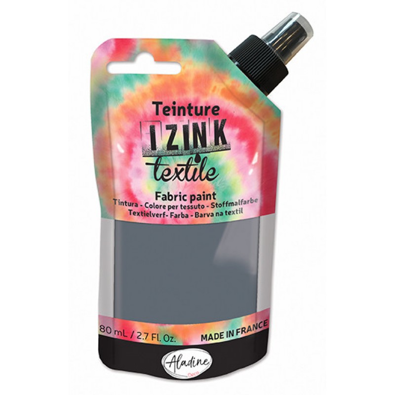 Izink Textile Dye Grey 80 ml