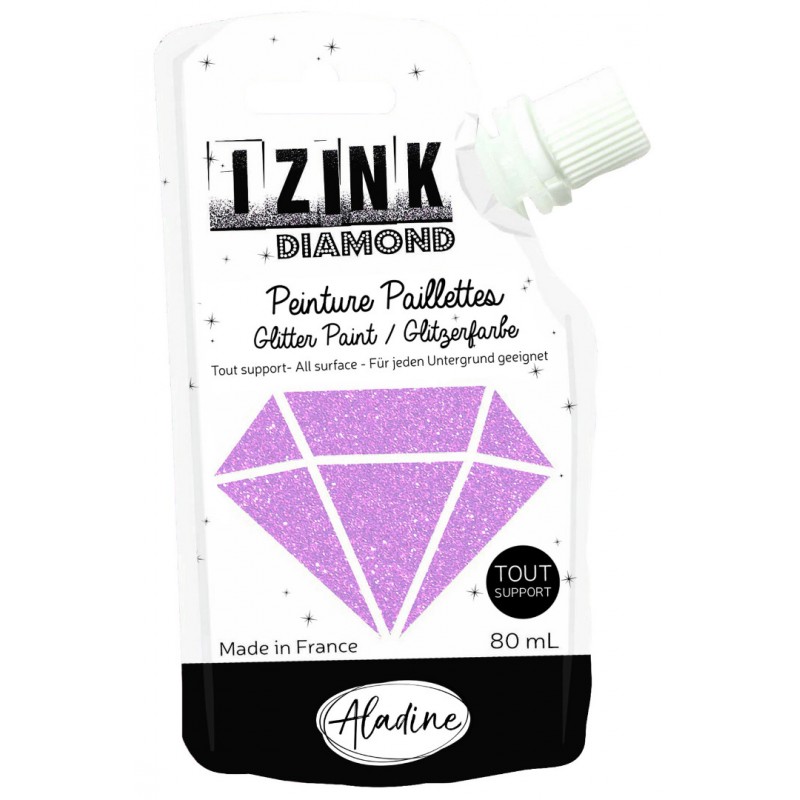 Light Pink Glitter Paint Izink Diamond