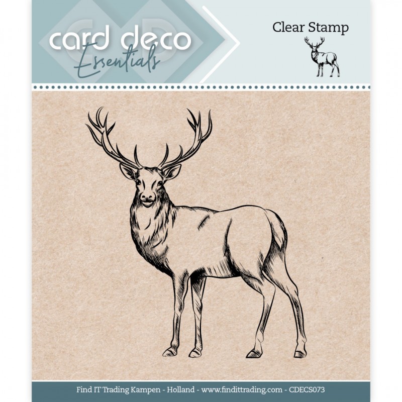 Card Deco Essentials - Clear Stamps - Deer