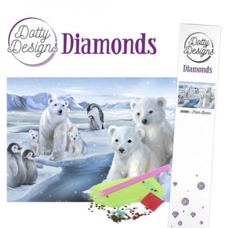 Dotty Designs Diamonds - Polar Bears 