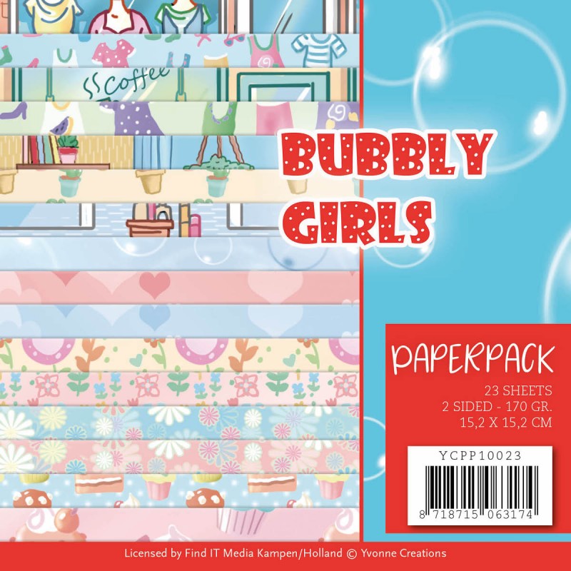 Paperpack - Yvonne Creations - Bubbly Girls