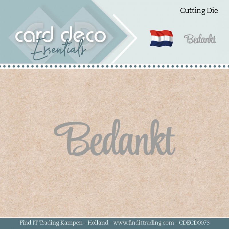 Card Deco Essentials - Dies - Bedankt