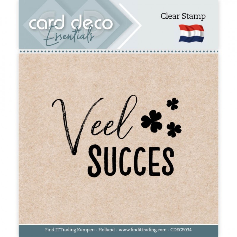 Veel Succes - Clear Stamps