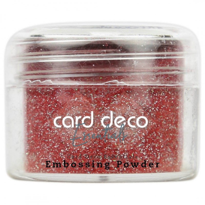 Red Glitter Embossing Powder