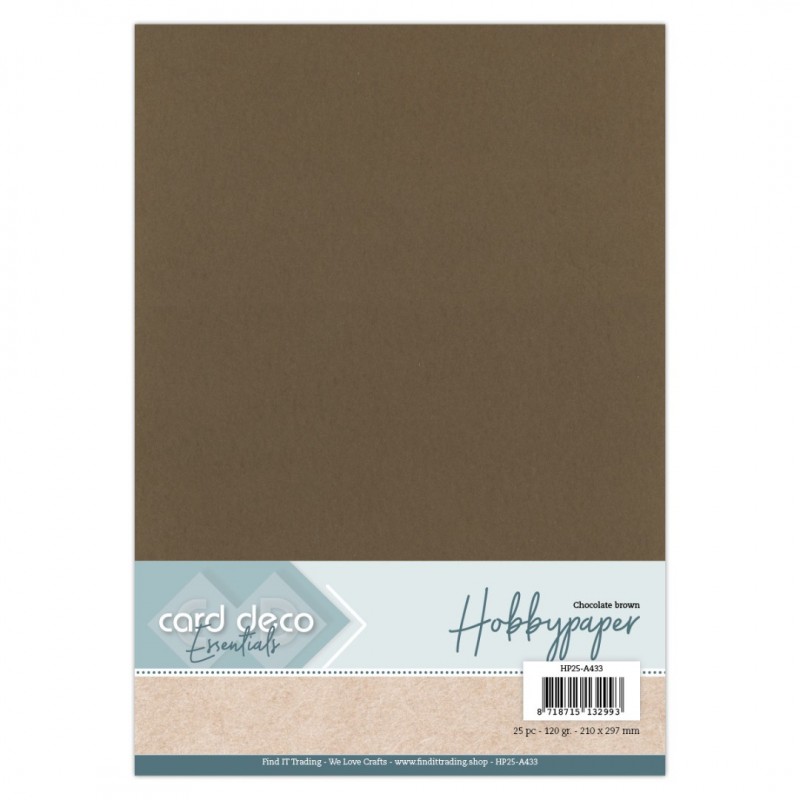 Card Deco Essentials - Hobbypapier - Chocoladebruin