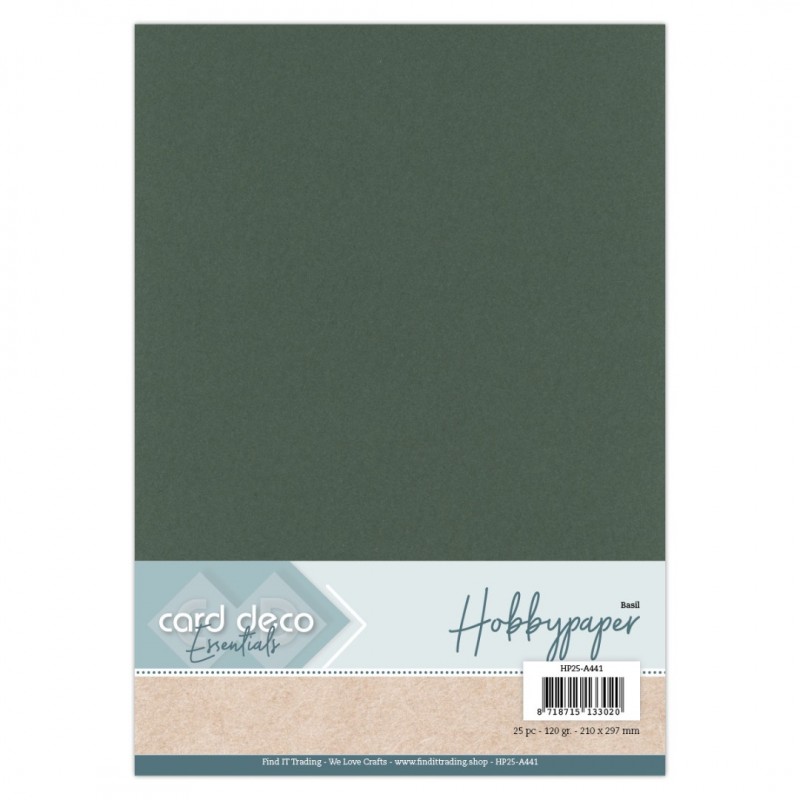 Card Deco Essentials - Hobbypaper - Basilicum