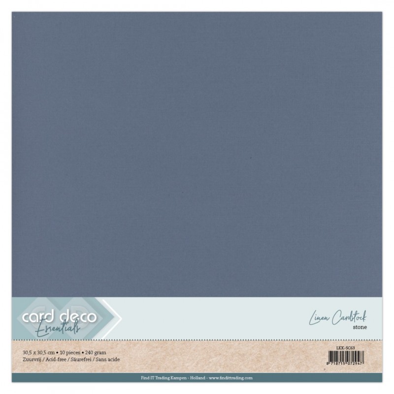 Stone Scrap Linen Cardstock