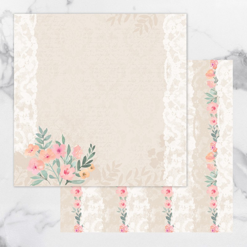 Nr. 4 Double Sided Patterned Papers Secret Love