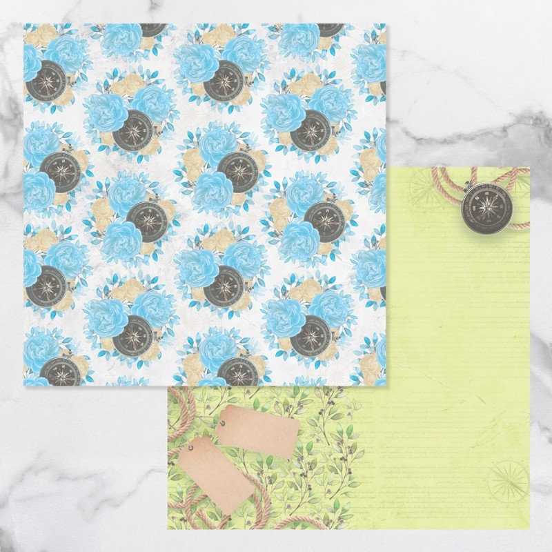 New Adventures Double Sided Patterned Papers 1 (1pc)