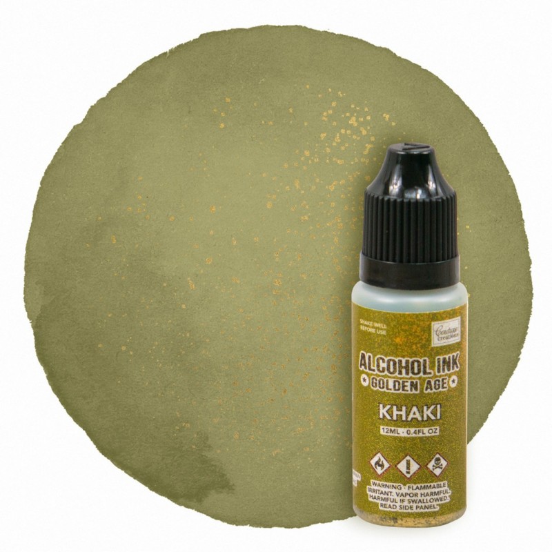 Alcohol Ink Golden Age Khaki