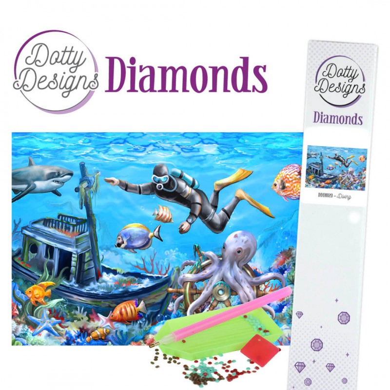 Diving by Amy Design for Dotty Designs Diamonds