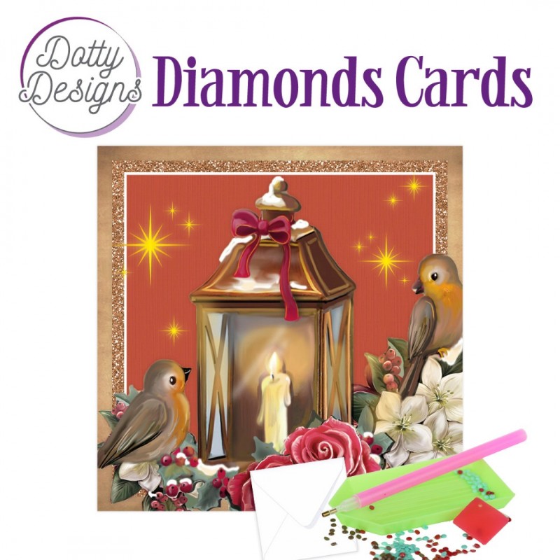 Dotty Designs Diamond Cards - Christmas Lantern