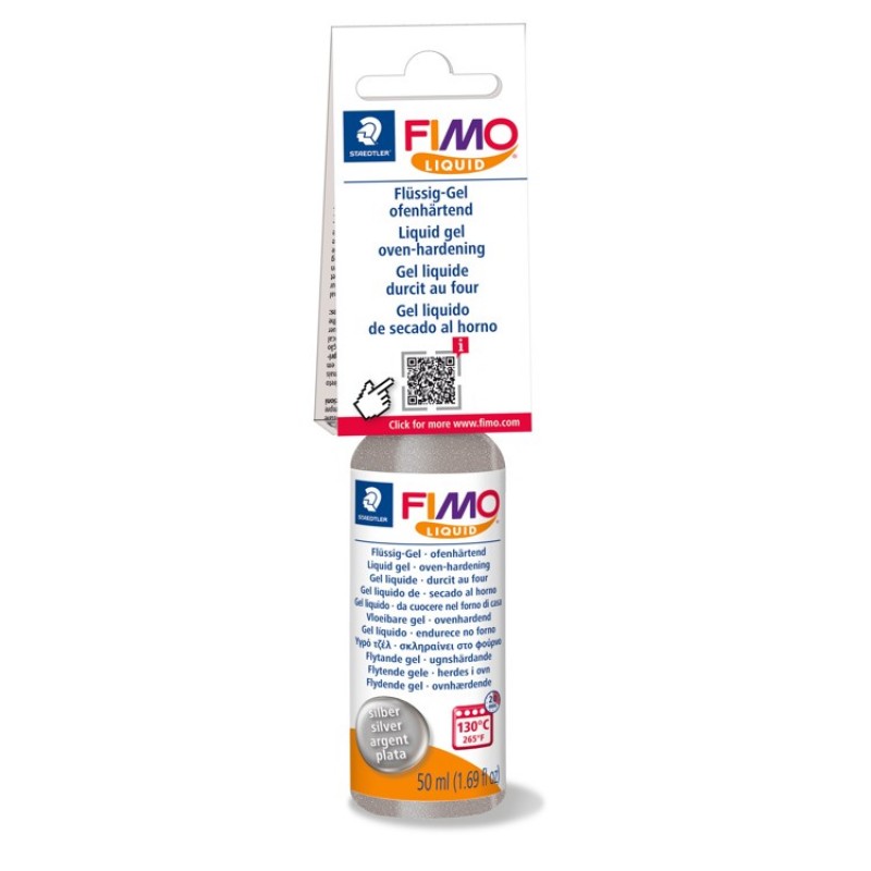 Zilver Fimo Liquid Gel ovenhardend 50ml