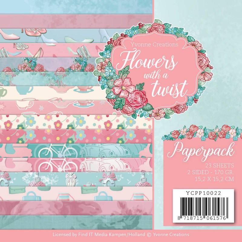 Paperpack - Yvonne Creations - Flowers with a Twist