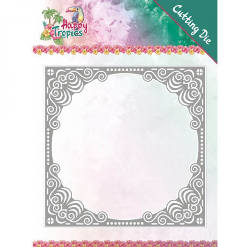 Tropical Frame - Happy Tropics - Snijmal - Yvonne Creations 