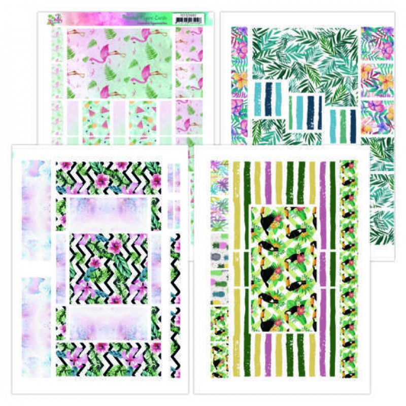 Printed Figure Cards Happy Tropics Yvonne Creations