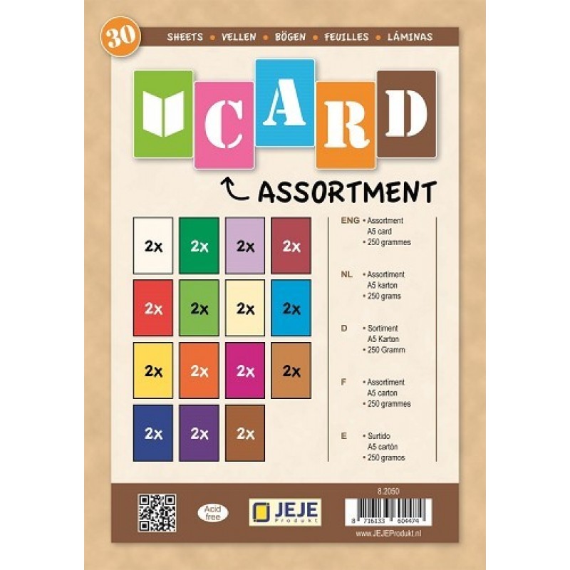 Card assortment A5 30 sheets