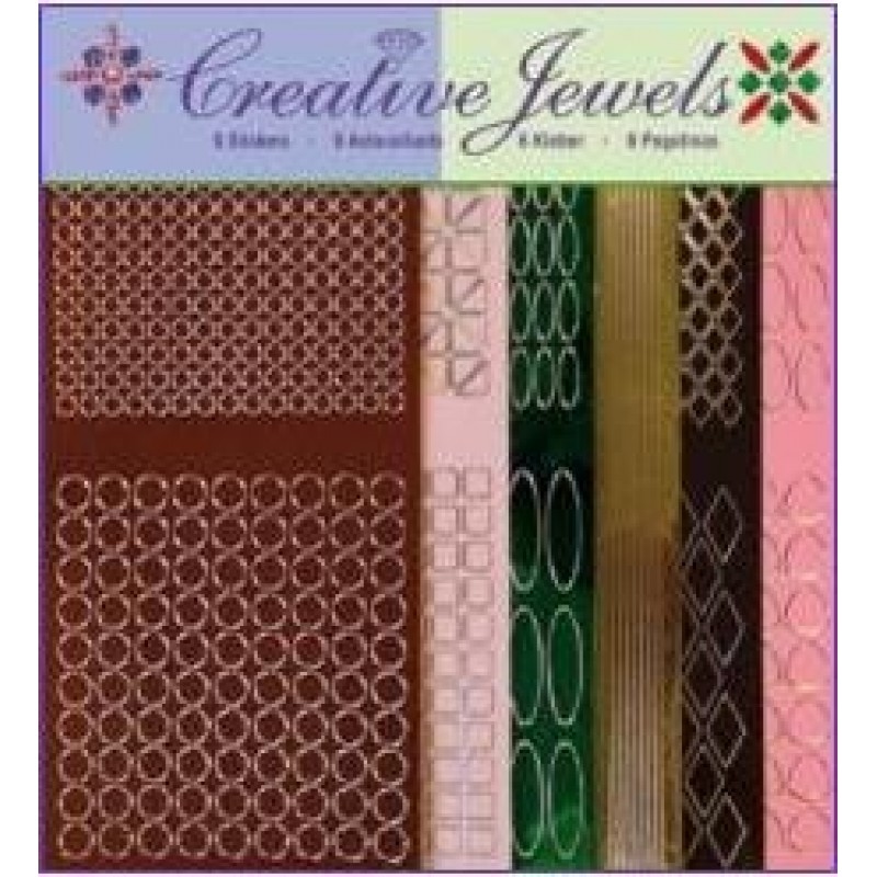Creative Jewels stickerset 6st autumn