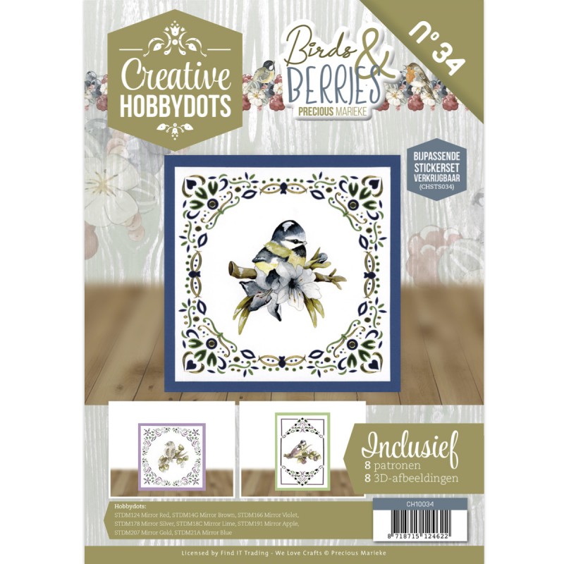 Creative Hobbydots 34 - Precious Marieke - Birds and Berries