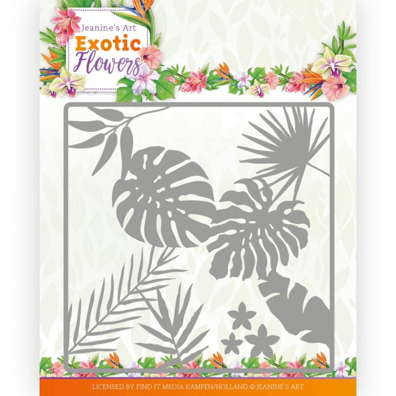 Dies - Jeanine's Art - Exotic Flowers - Leaf and Flower Frame