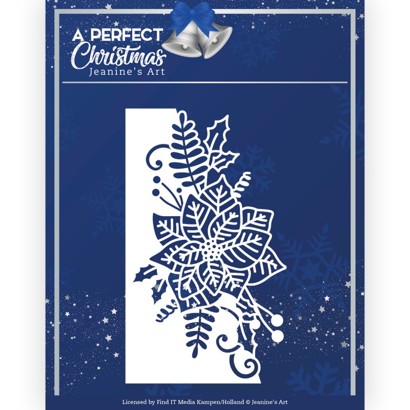 Dies - Jeanine's Art - A Perfect Christmas - Poinsettia Border