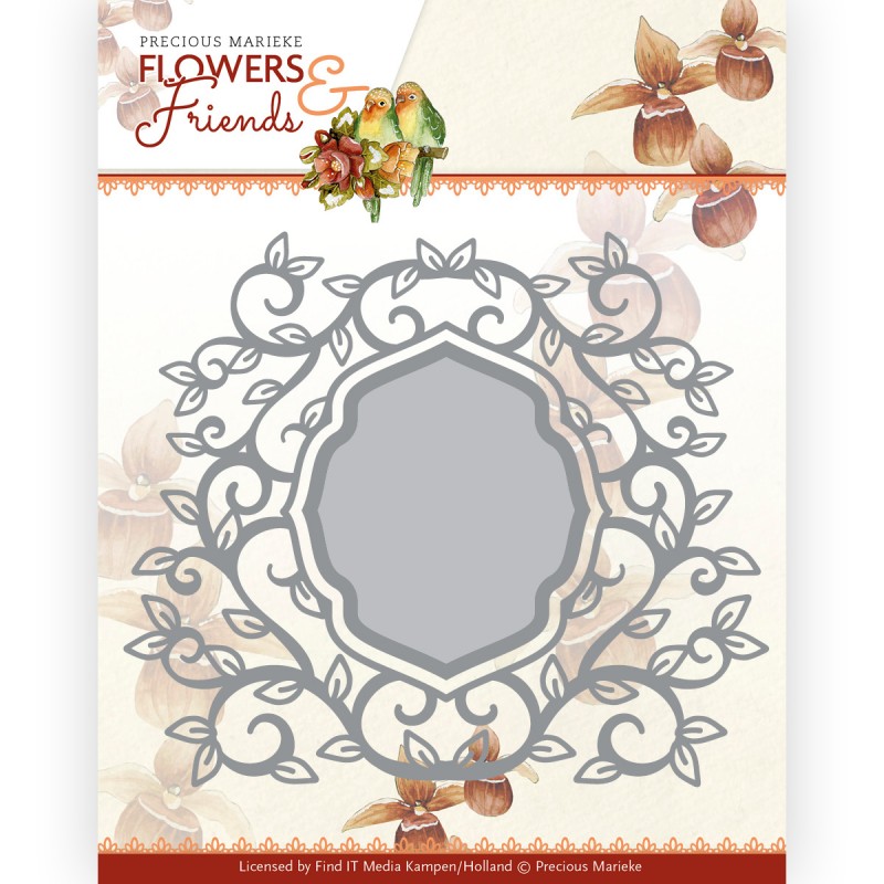 Dies - Precious Marieke - Flowers and Friends - Circle of Leaves