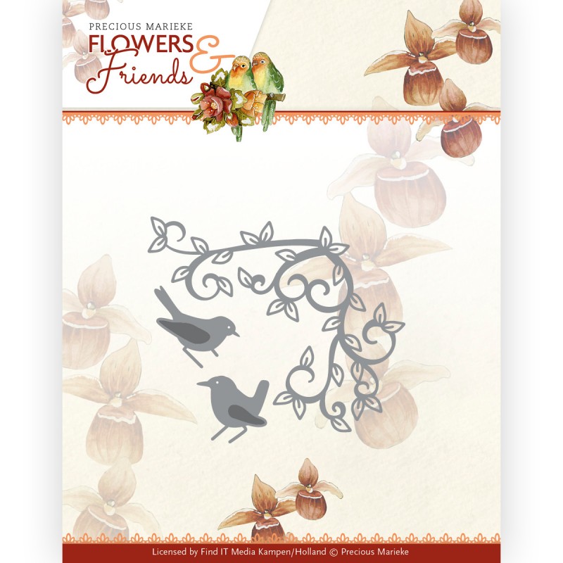 Dies - Precious Marieke - Flowers and Friends - Bird Corner