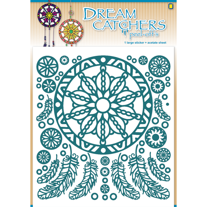 Turquoise Dream Catchers Peel-offs 