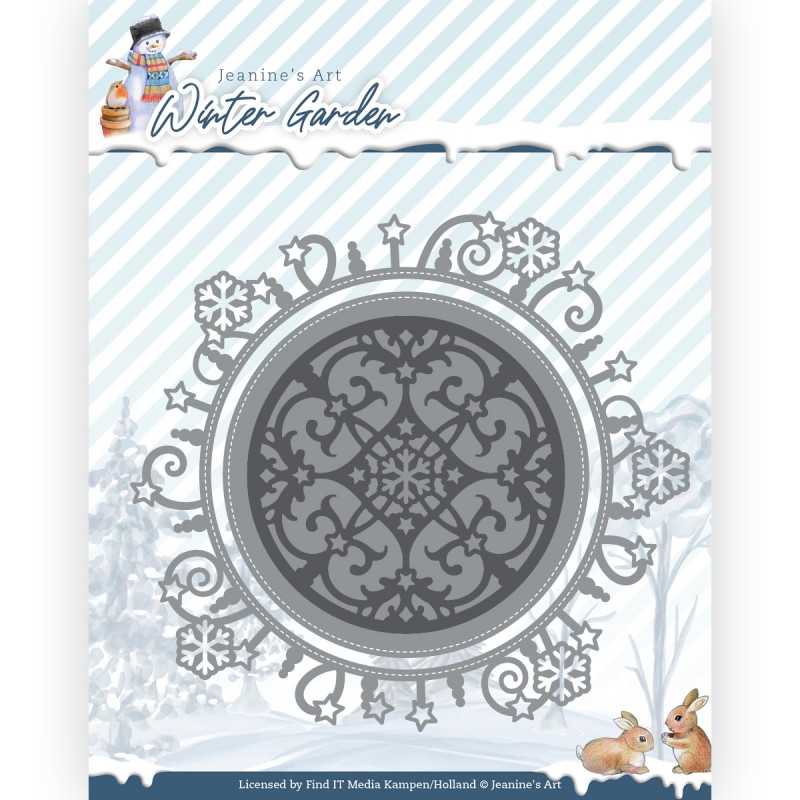 Dies - Jeanine's Art - Winter Garden - Snowflake Circle