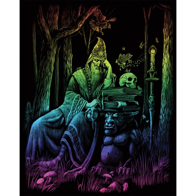 WIZARD Rainbow Engraving