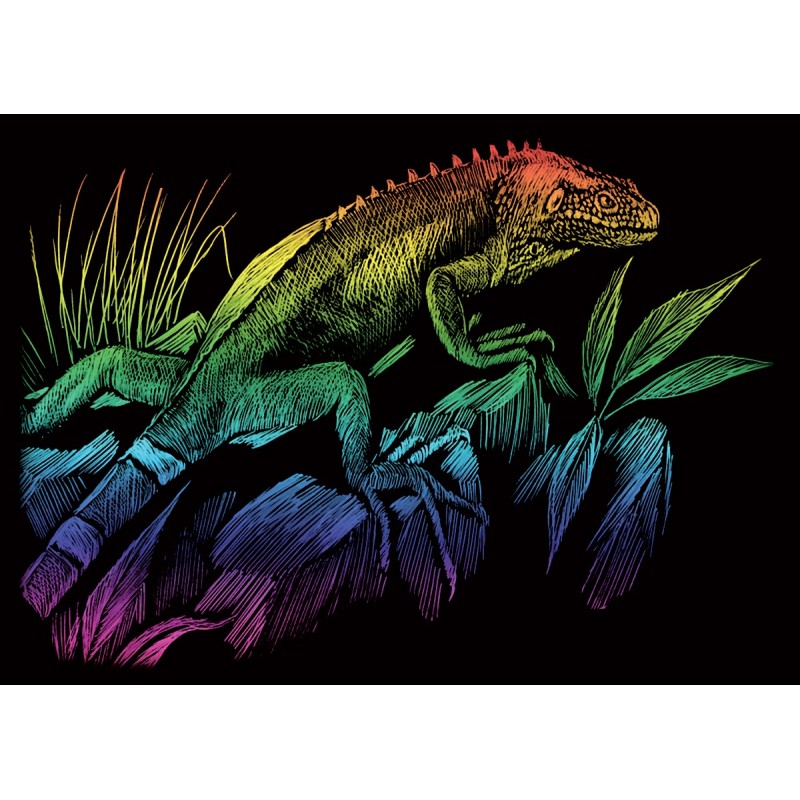 IGUANA Mini Rainbow Engraving