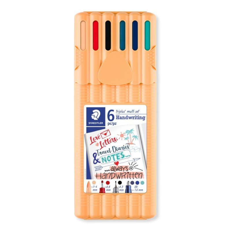 Triplus multi set handwriting 6 st