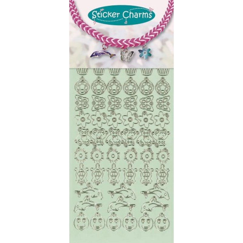 Sticker Charms smile Mint