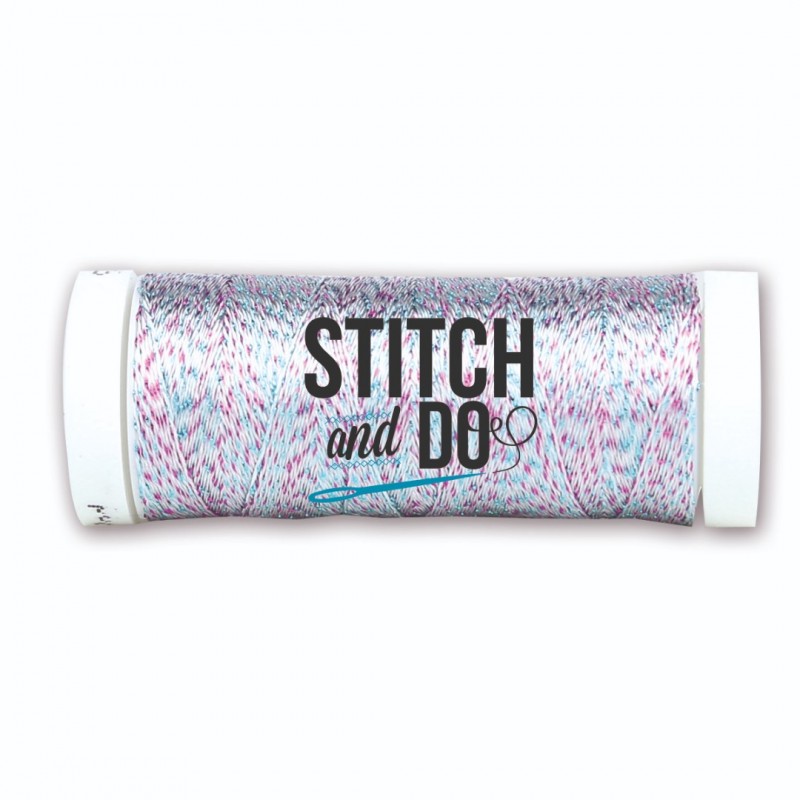 Stitch and Do Sparkles Embroidery Thread - Multicolor Blue