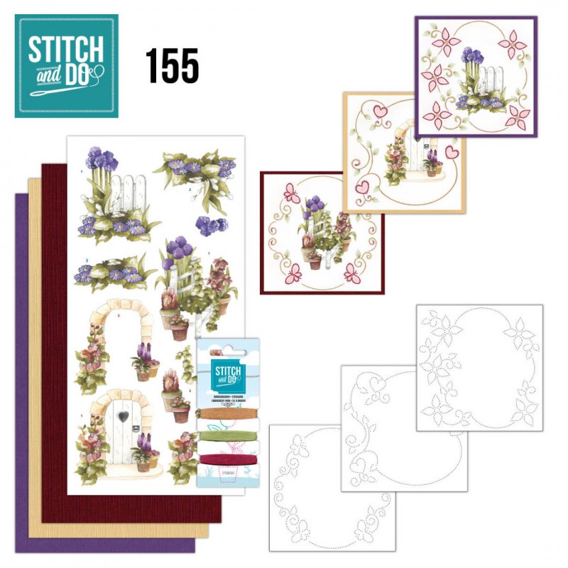 Stitch and Do 155 - Precious Marieke - Beautiful Garden - Allium