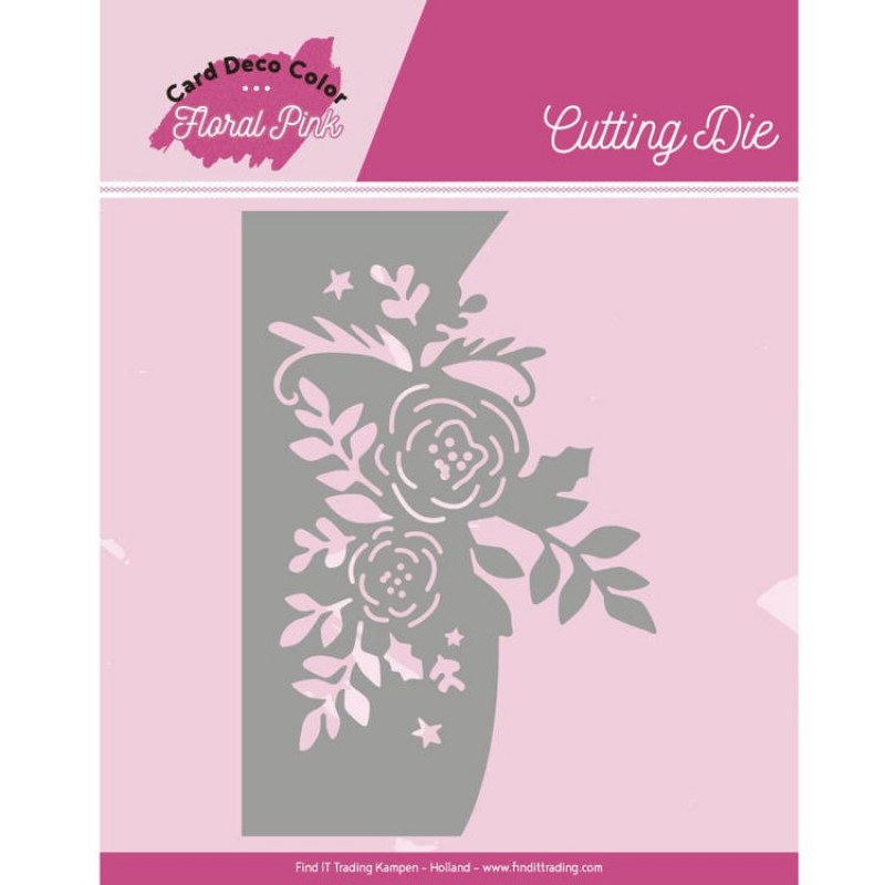 Roses Edge - Floral Pink Cutting Die by Card Deco Color 