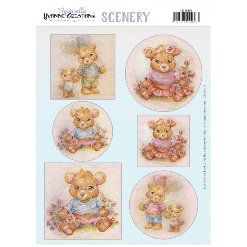 Baby - Aquarella Push Out Scenery by Yvonne Creations