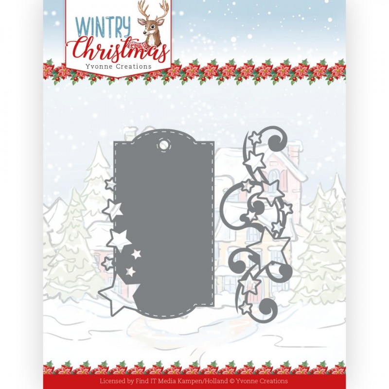 Dies - Yvonne Creations - Wintry Christmas - Stars and Swirls