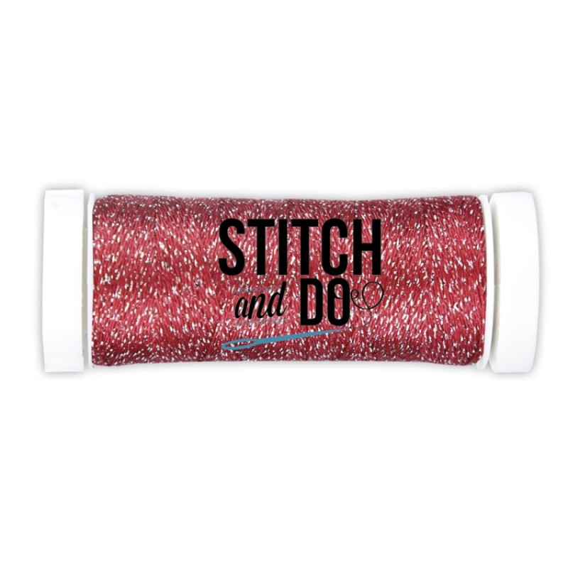 Stitch and Do Sparkles Embroidery Thread Red