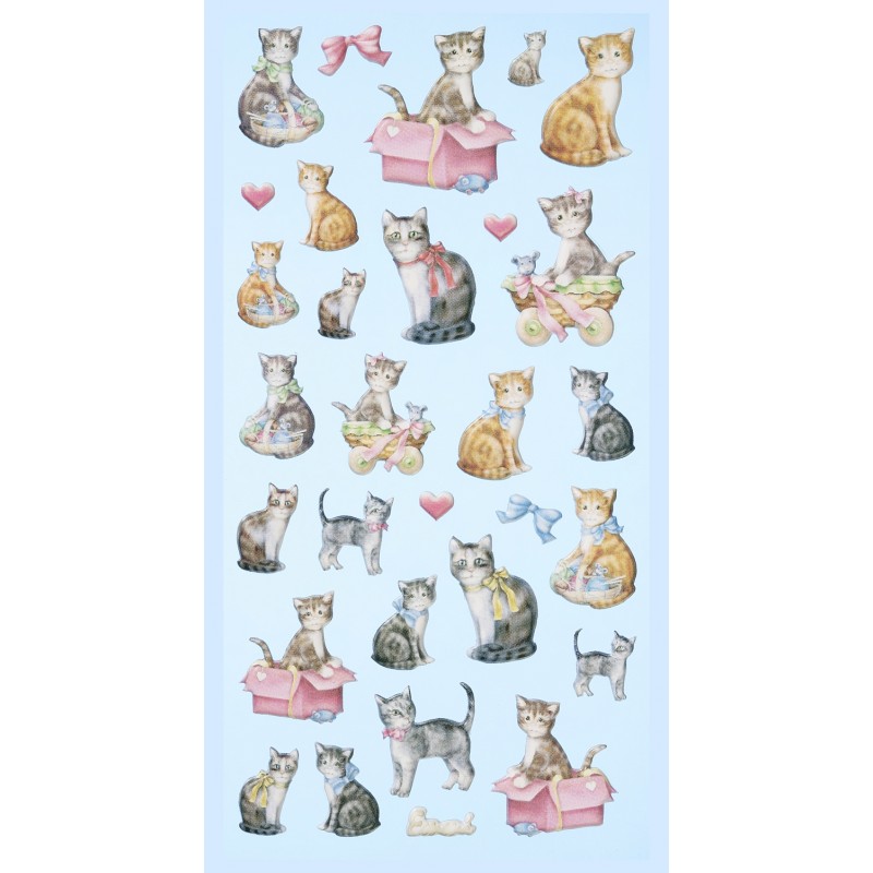 SOFTY-Stickers Katten