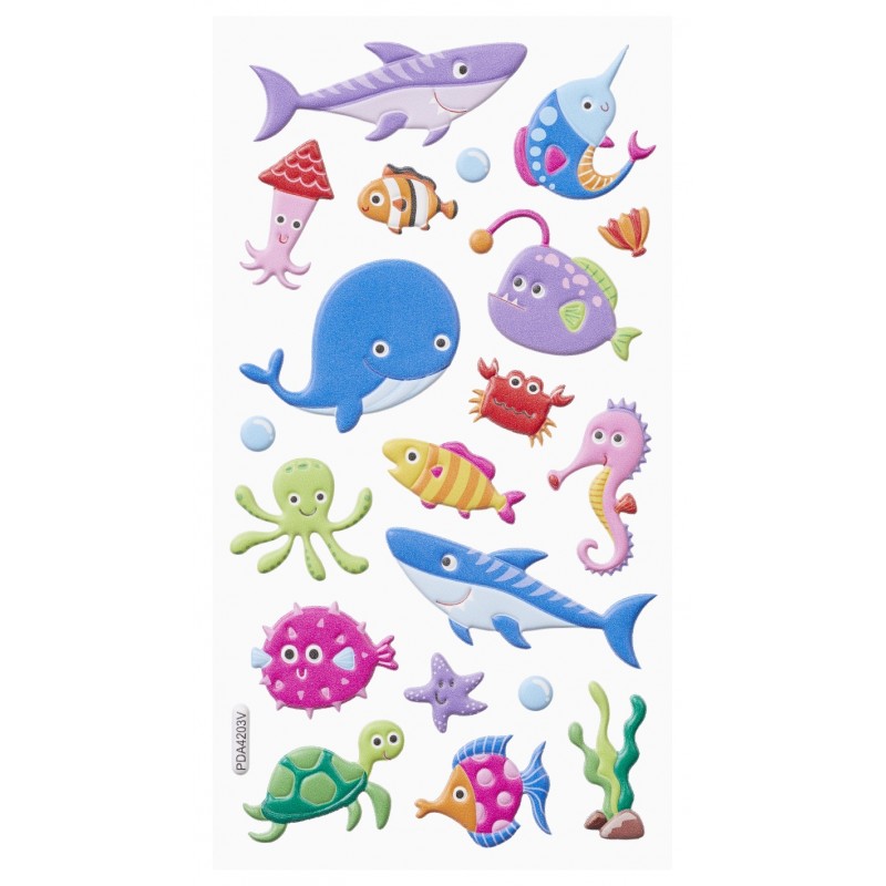 SOFTY Stickers Zeedieren III